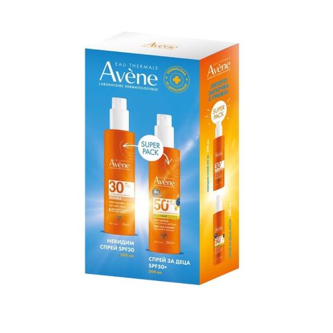 Avene Комплект Слънцезащита за лице и тяло за деца и възрастни 