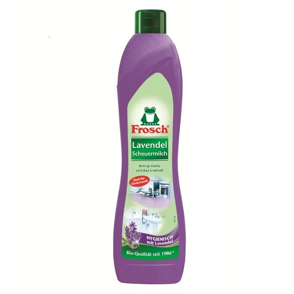 Frosch Lavender Почистващ крем за гладки повърхности с аромат на лавандула x500 мл