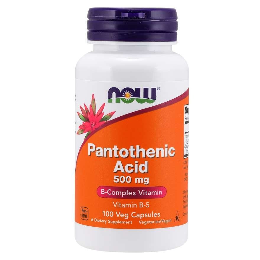 Now Foods Pantothenic Acid 500 мг х100 капсули