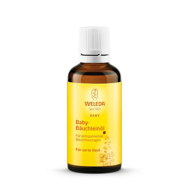 Weleda Baby Бебешко масажно олио за корем х50 мл