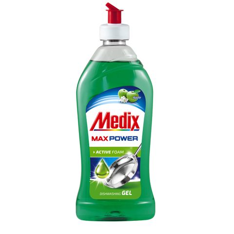 Medix Max Power Apple Препарат за съдове с аромат на ябълка х415 мл