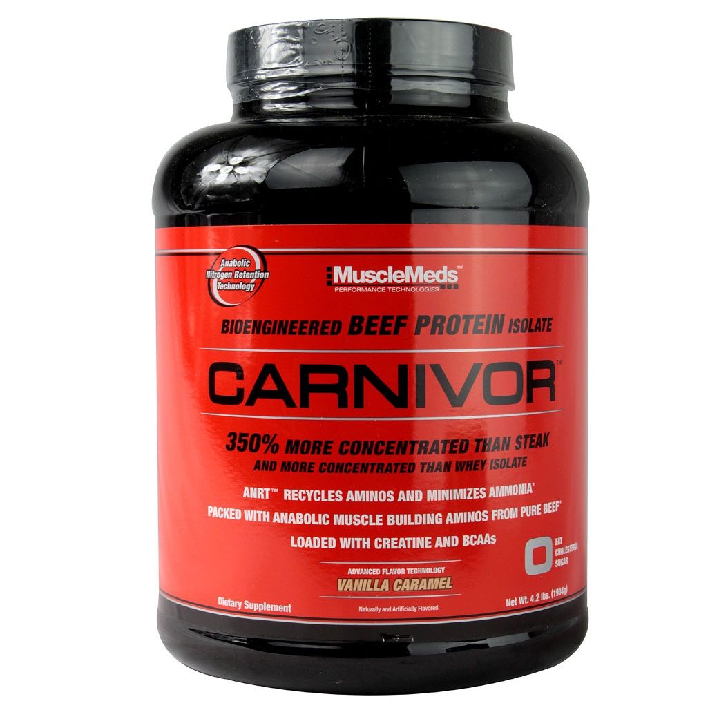 MuscleMeds Carnivor Beef Protein Vanilla Caramel / МъсълМедс Карнивор ...