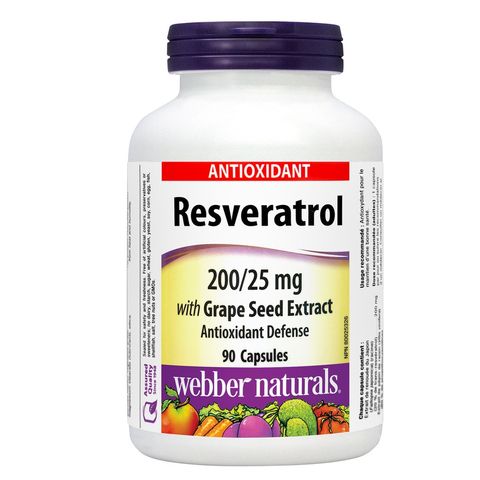 Ресвератрол х90 капсули Webber Naturals
