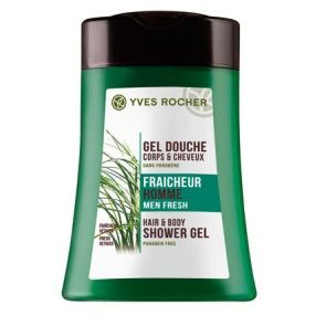 Yves Rocher Homme Men Fresh Hair & Body Shower Gel / Ив Роше Ветивер ...