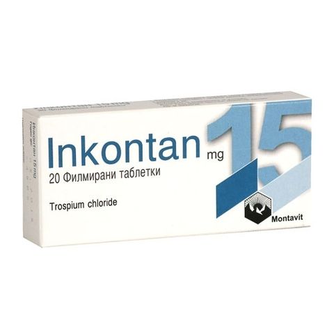 Инконтан 15 mg х20 филмирани таблетки Montavit