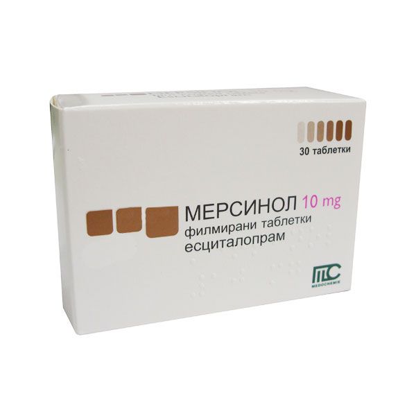 Мерсинол 10 mg х30 филмирани таблетки