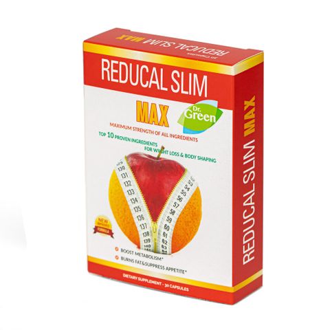 Reducal Slim Max за изграряне на мазнини х30 капсули Dr. Green
