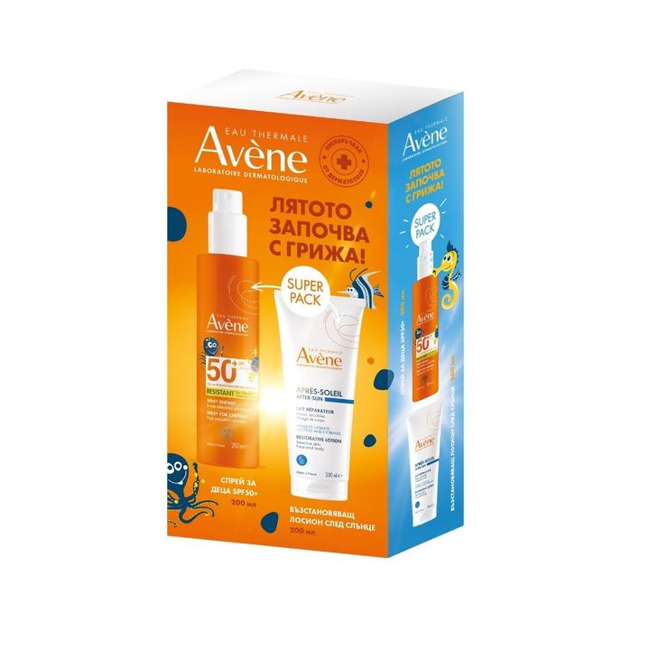 Avene Промо комплект за деца Слънцезащита и грижа след слънце