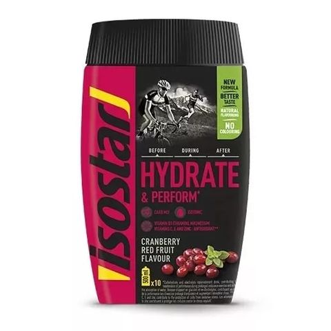 Изотонична напитка на прах, с вкус на червена боровинка х400 грама Isostar
