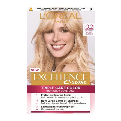 Loreal Excellence Creme Крем Боя за Коса N10.21 Lightest Pearl Blonde