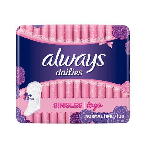 Always Dailies Normal Ежедневни дамски превръзки х20 броя