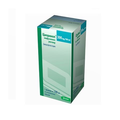 Ципринол 200 mg/100 ml инфузионен разтвор х100 мл KRKA
