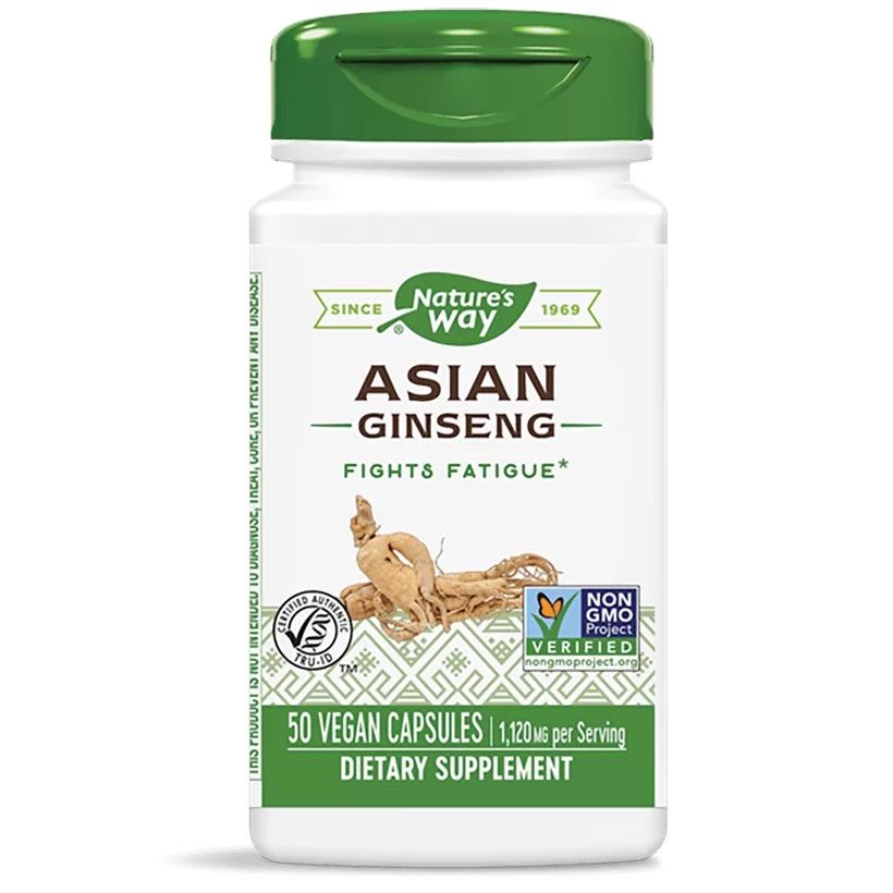 Nature's Way Asian Ginseng Азиатски ЖенШен за жизненост и енергичност