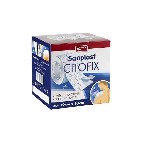 Medica Sanplast Citofix Прикрепващ пластир за чувствителна кожа 10 см/ 10 м х1 брой