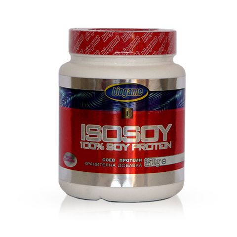 Biogame IsoSoy 100% Соев Протеин С аромат на ванилия х250 грама