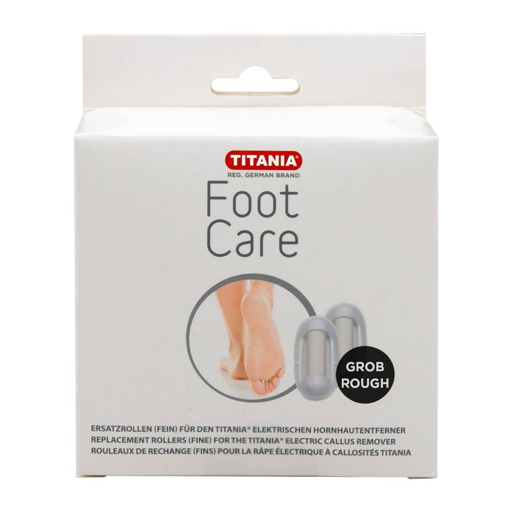 Titania FootCare Комплект Резервни глави с груба повърхност за електрическа пила x2 броя