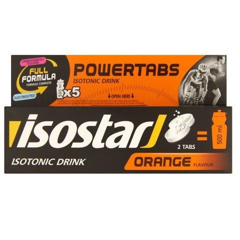 Isostar за повече енергия с вкус на портокал х10 ефервесцентни таблетки