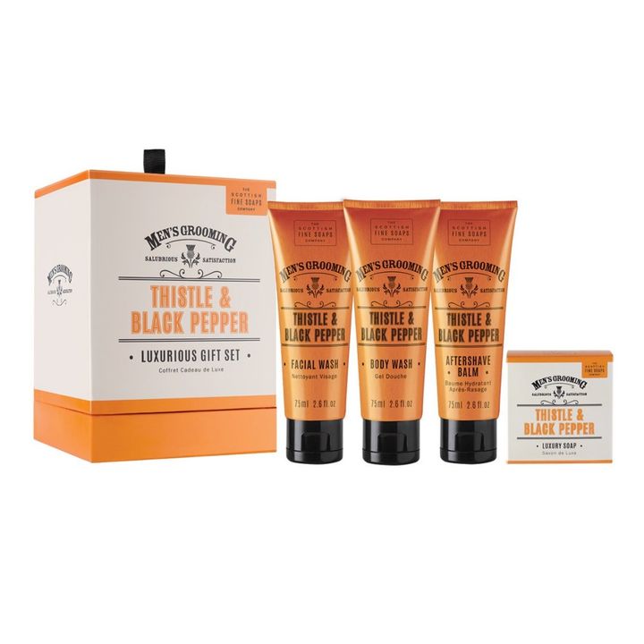 Scottish Промо комплект за мъже Men's Grooming Thistle & Black Pepper