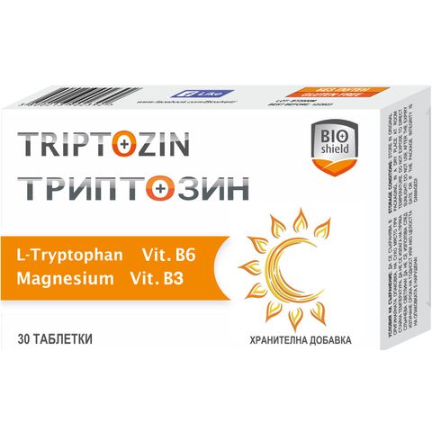 Триптозин естествен източник на настроение х30 таблетки BioShield