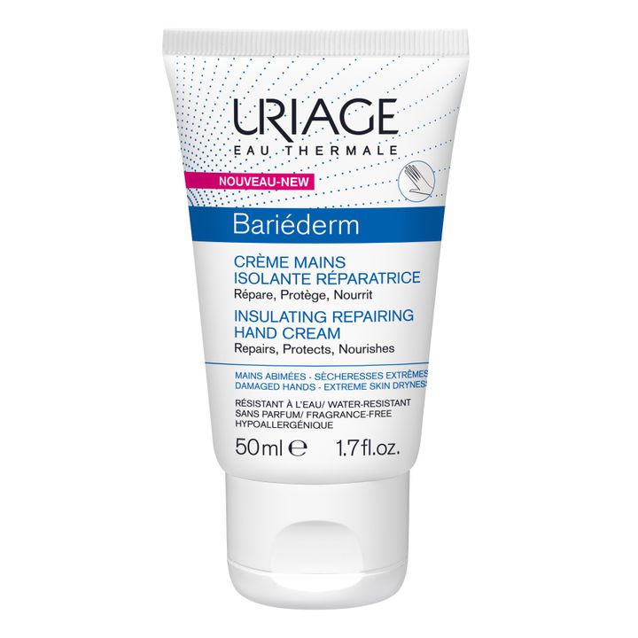 Uriage Bariederm Възстановяващ и подхранващ крем за ръце за суха и увредена кожа x50 мл