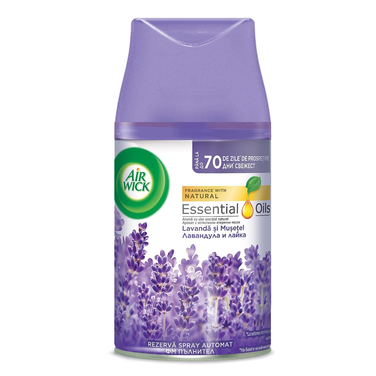 Air Wick Lavender Пълнител ароматизатор за устройство Freshmatic x250 мл