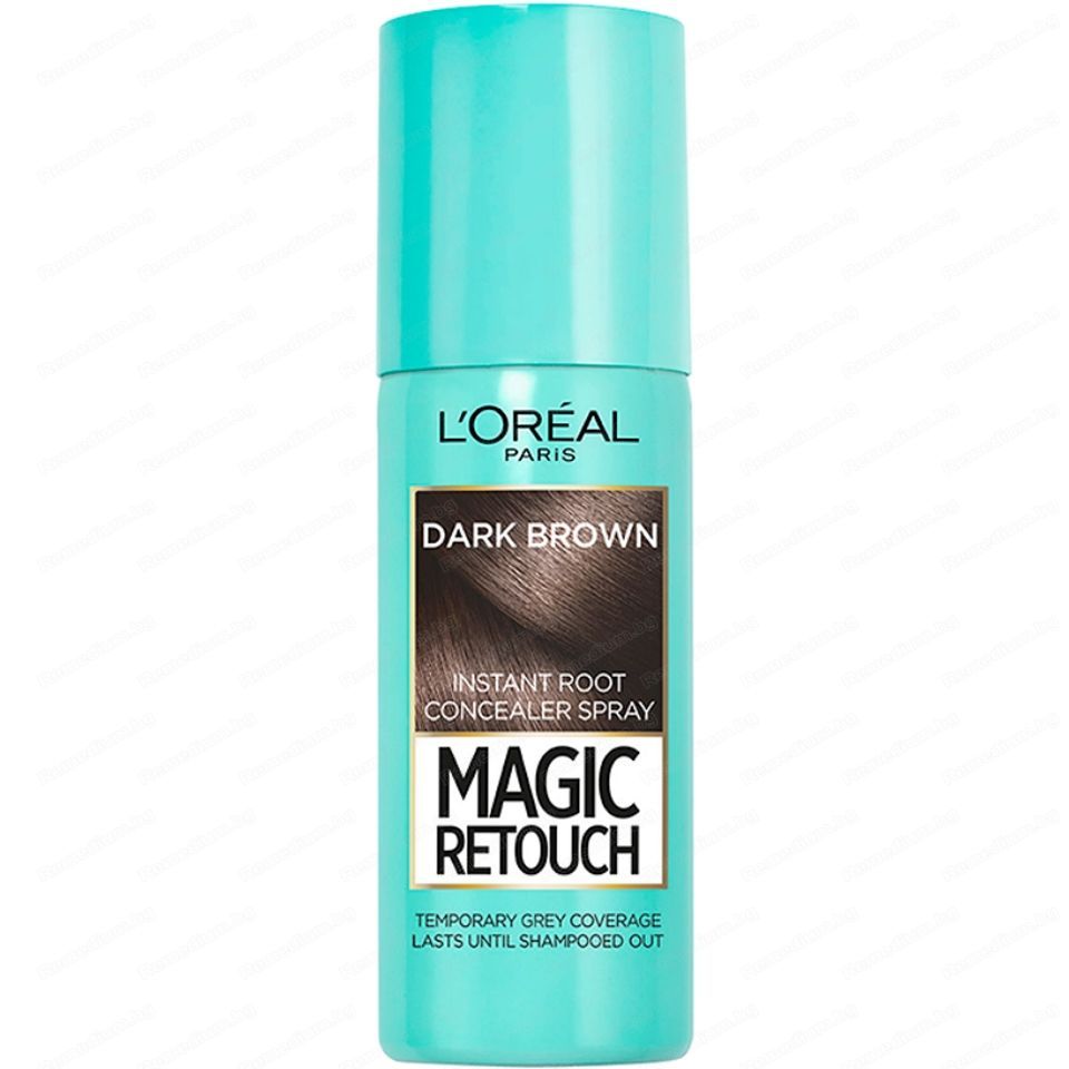 Loreal Magic Retouch Оцветяващ спрей за коса тъмно кафяво х75 мл
