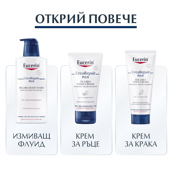 Eucerin UreaRepair Plus Хидратиращ крем за тяло с 5% Урея x450 мл