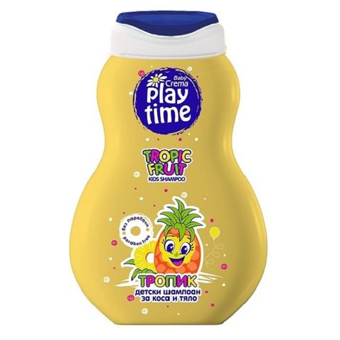 Baby Crema Play Time Детски шампоан за коса и тяло Тропик x250 мл