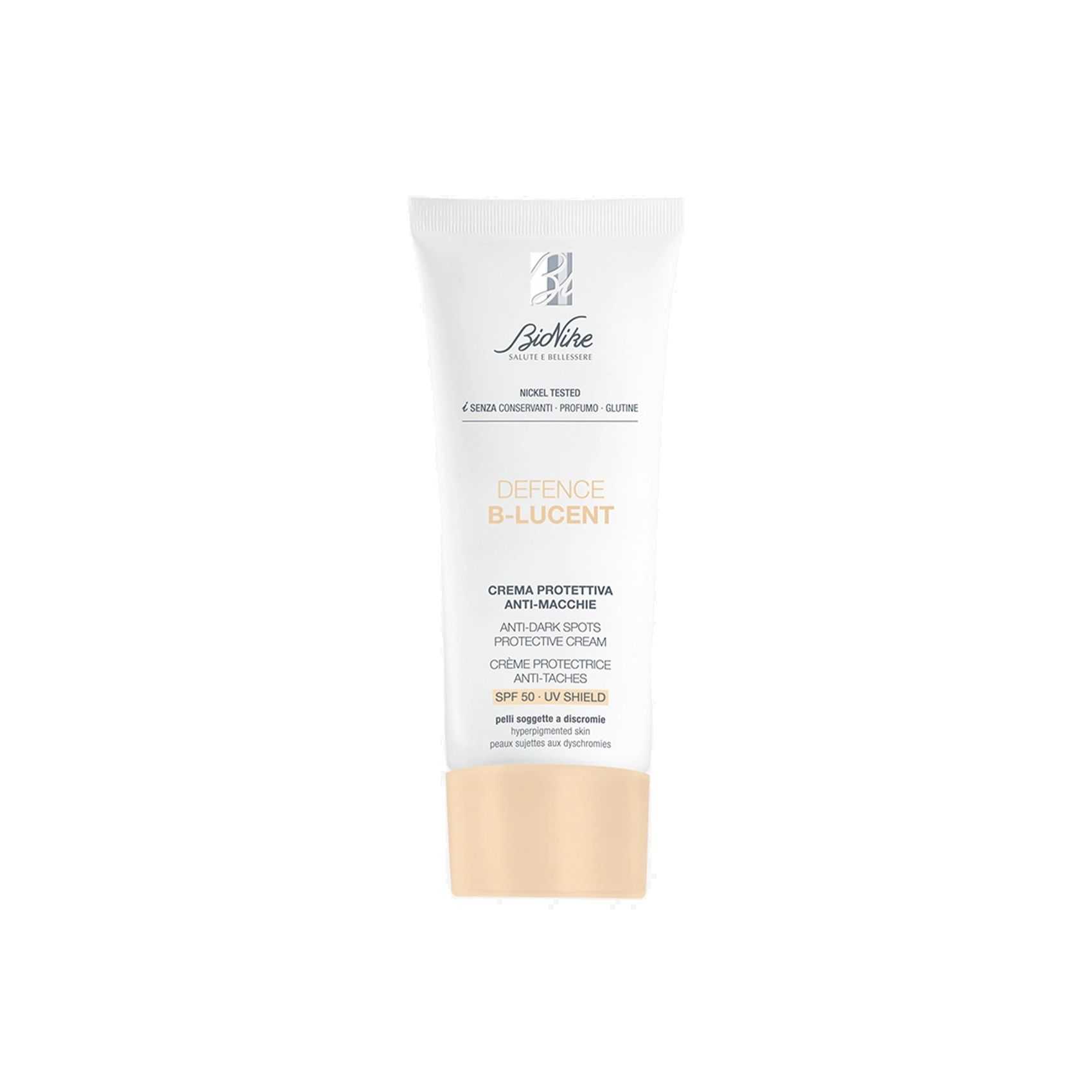 Bionike B-Lucent Защитен крем за лице против пигментация SPF50 x40 мл