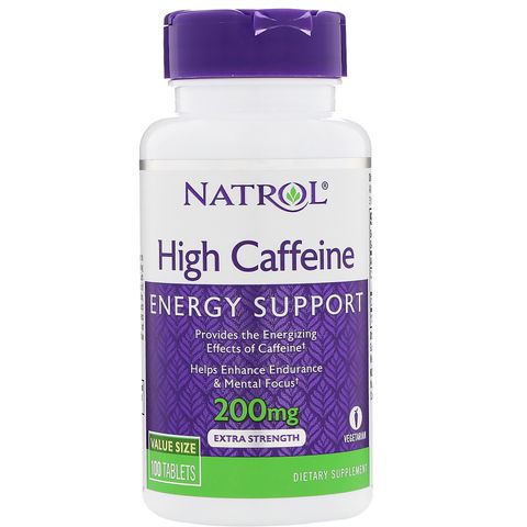 Хай Кофеин за тонус и енергия 200 мг х100 таблети Natrol