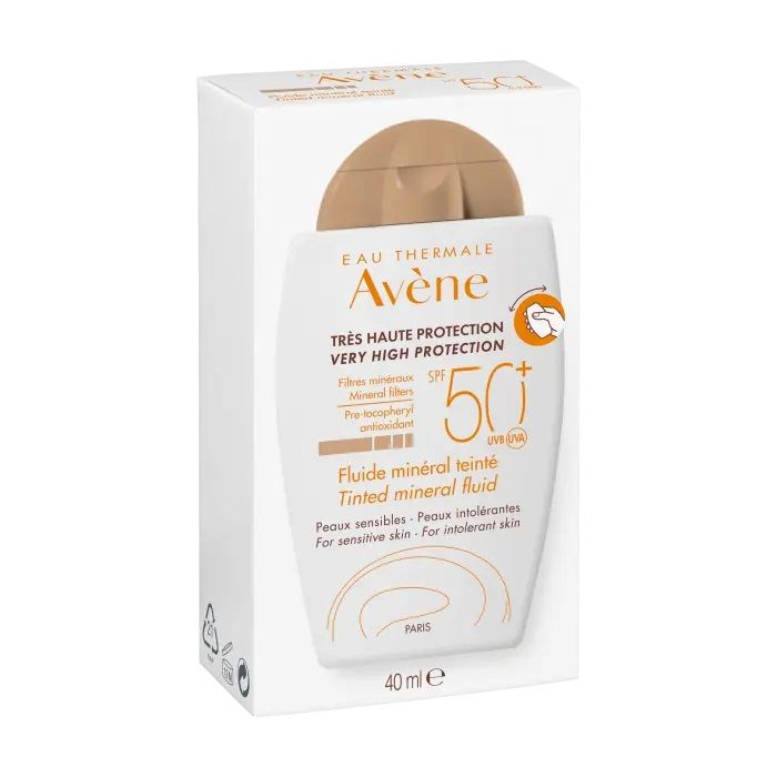 Avene Тониран минерален флуид за лице за чувствителна и нетолерантна ...