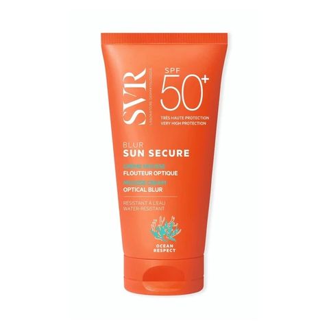 SVR Sun Secure Blur Слънцезащитен крем за лице с фотоотразяващи пигменти SPF50 x50 мл