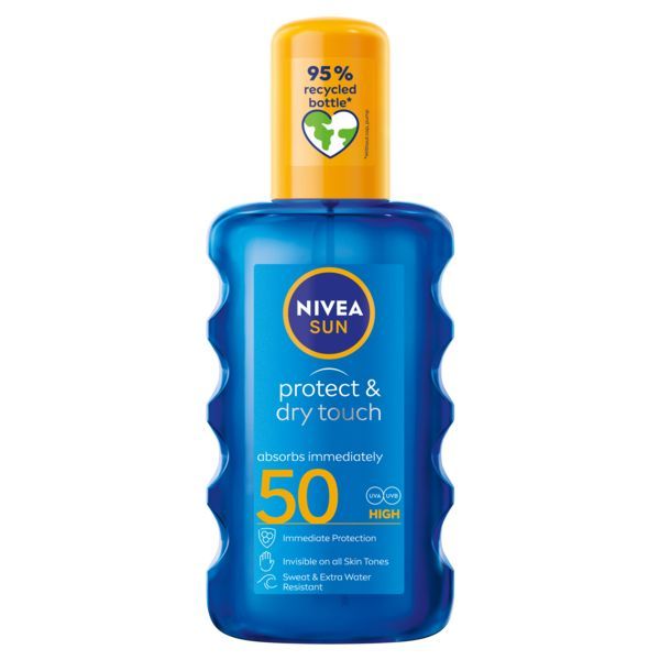 Nivea Sun Protect & Dry Touch Слънцезащитетн спрей за тяло SPF50+ х200 мл
