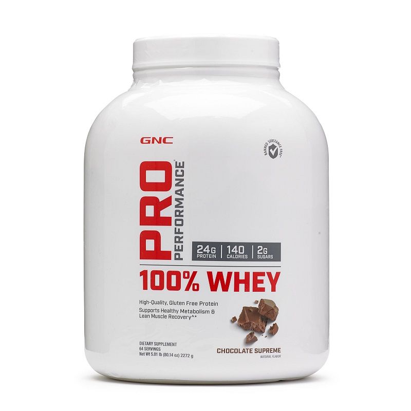 GNC Pro Performance Висококачествен суроватъчен протеин с вкус на ...