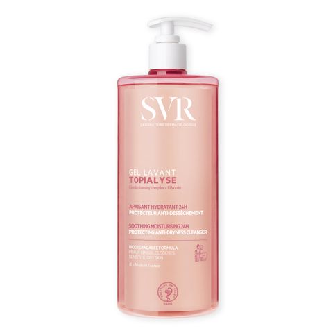 SVR Topialyse Lavante Нежен почистващ гел за чувствителна и суха кожа x1 литър