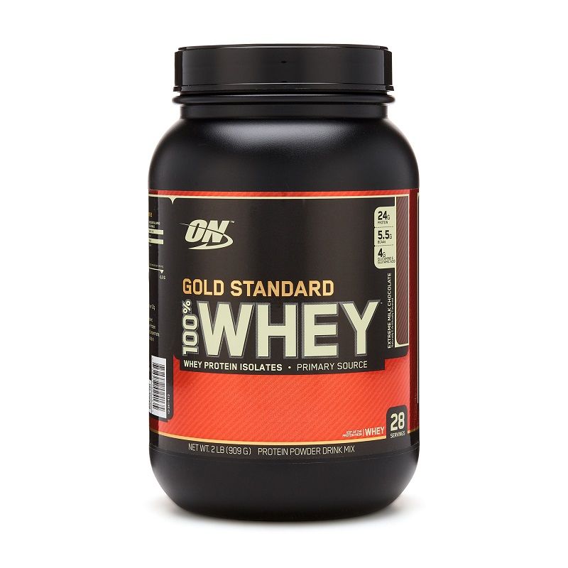 Optimum Nutrition Gold Standard 100% Суроватъчен протеин Шоколад х909 грама