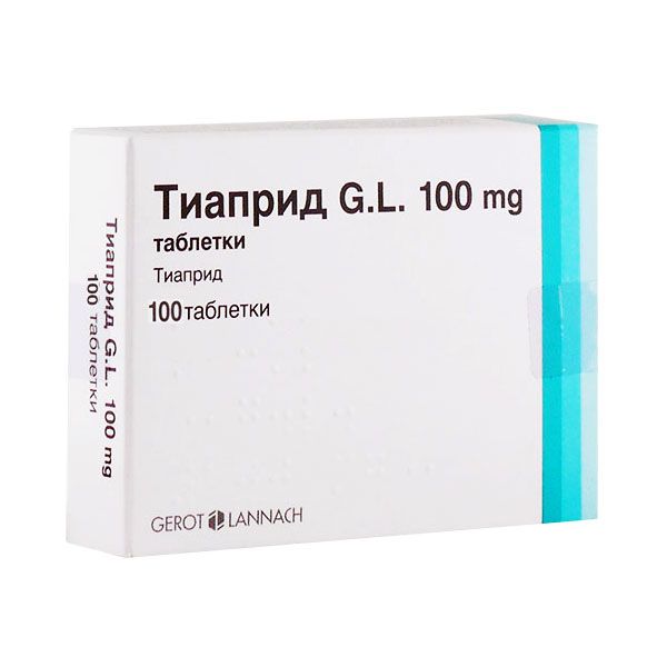 Тиаприд G.L. 100 mg х100 таблетки