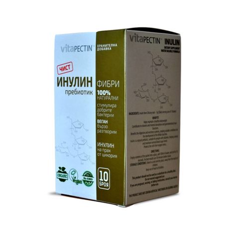 VitaPectin 100% Чист Инулин Пребиотик х10 сашета