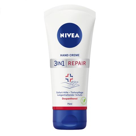 Nivea 3 in 1 Repair Крем за ръце за суха кожа x75 мл
