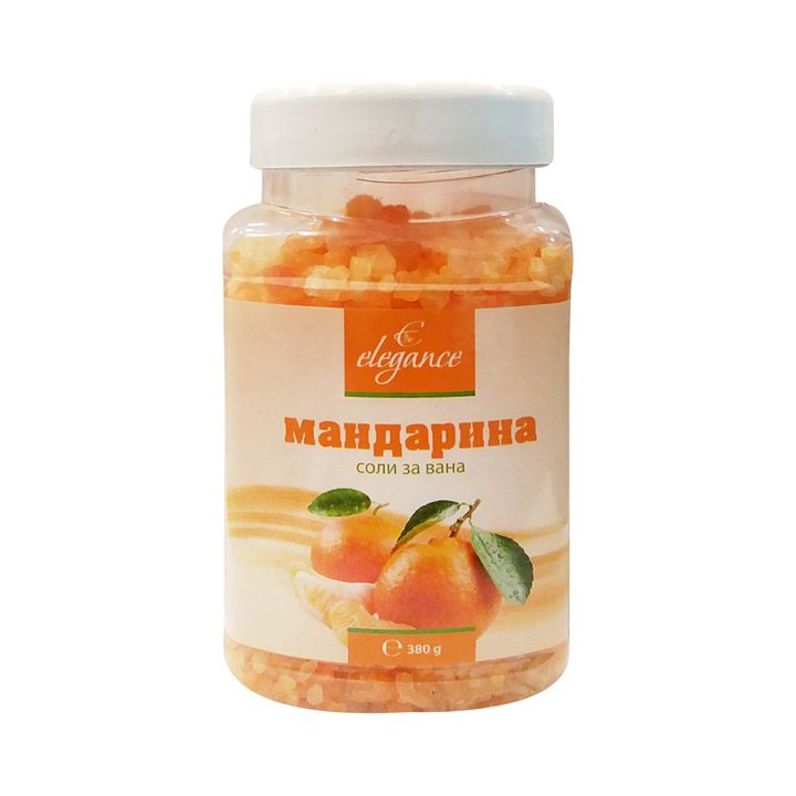 Elegance Соли за вана с аромат на мандарина х380 грама