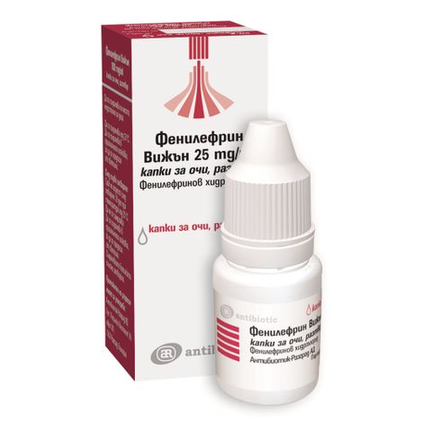 Фенилефрин Вижън 25 mg/ml капки за очи, разтвор х5 мл Antibiotic