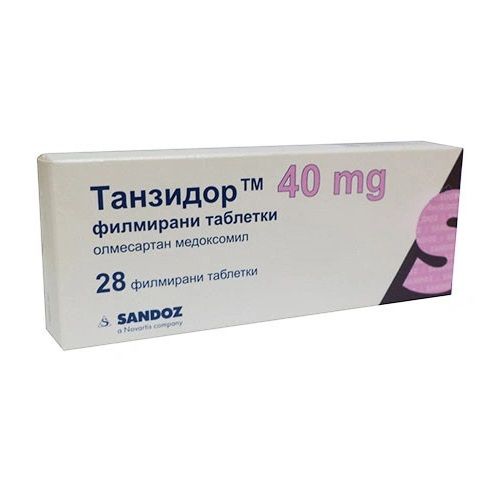 Танзидор 40 mg х28 филмирани таблетки Sandoz