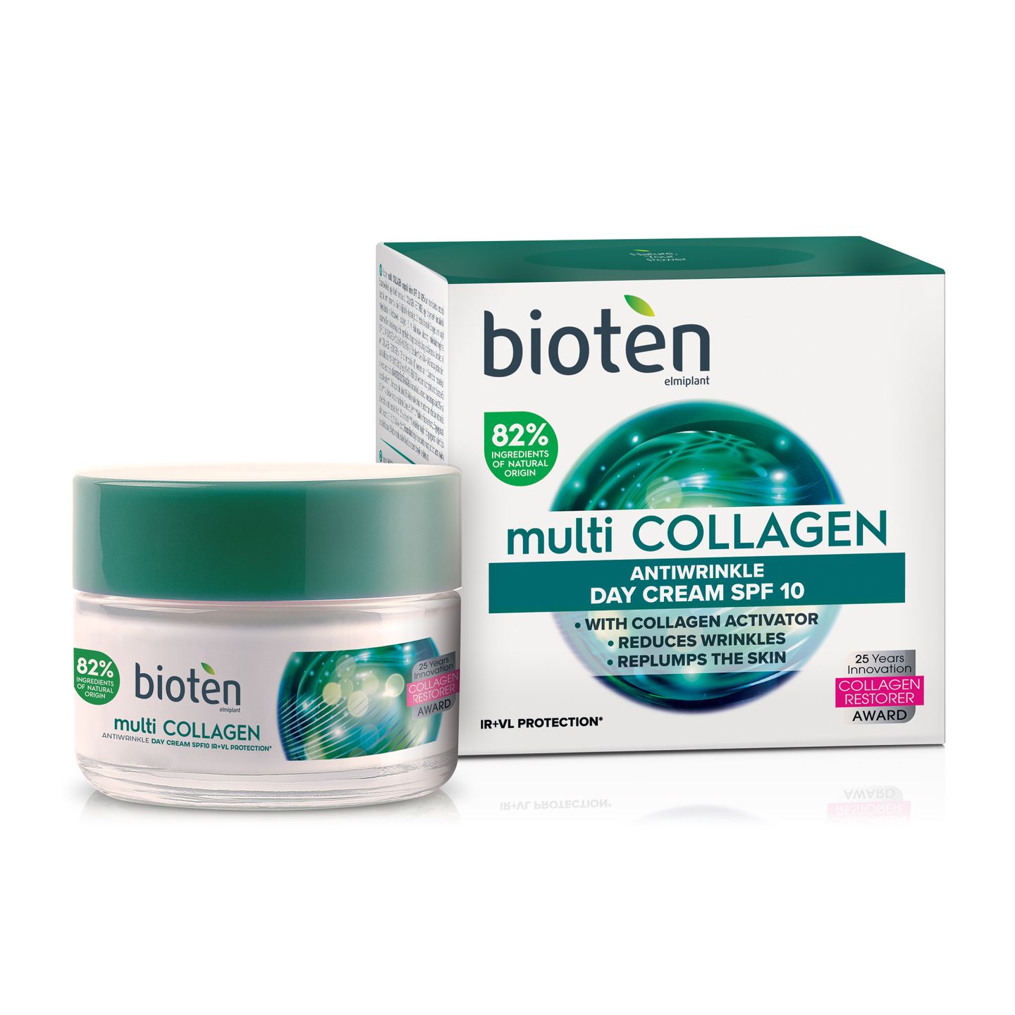 Bioten Multi Collagen Дневен крем за лице против бръчки SPF10 х50 мл