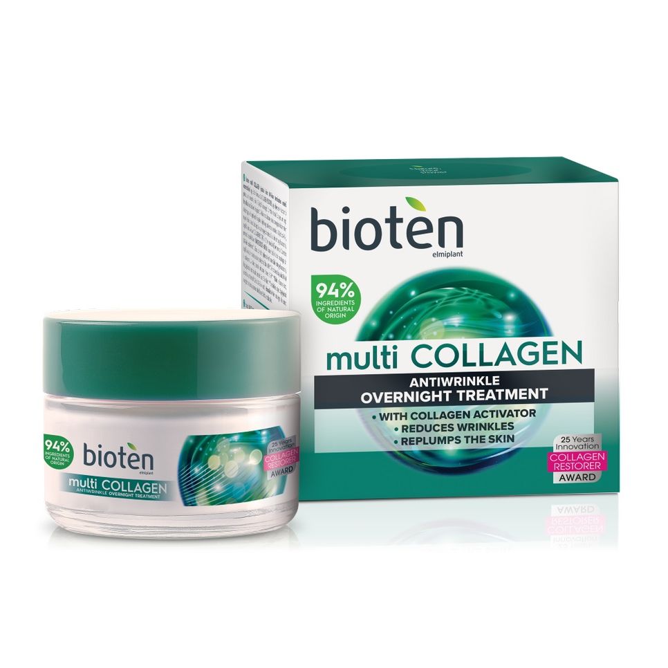 Bioten Multi Collagen Нощен крем за лице против бръчки х50 мл