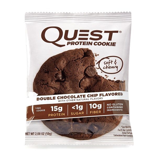 Quest Protein Cookie Double Chocolate Chip Протеинова бисквита с двойно
