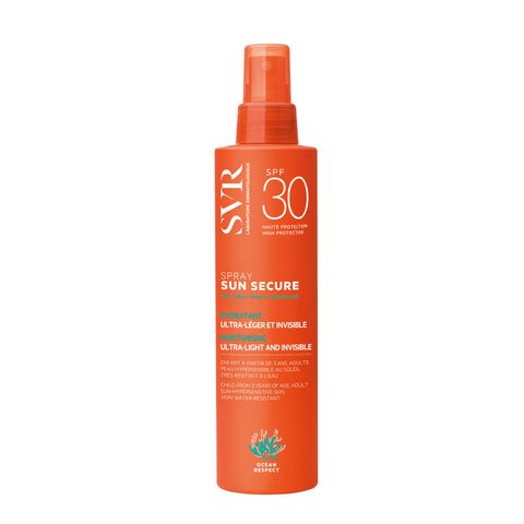 SVR Sun Secure Слънцезащитен спрей за тяло SPF30+ x200 мл