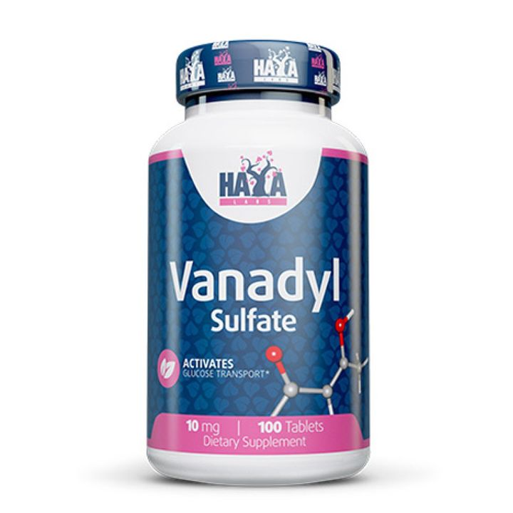 Vanadyl Sulfate За подсилване на мускулите 10 мг х100 таблетки Haya Labs