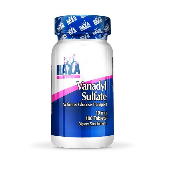 Vanadyl Sulfate За подсилване на мускулите 10 мг х100 таблетки Haya Labs