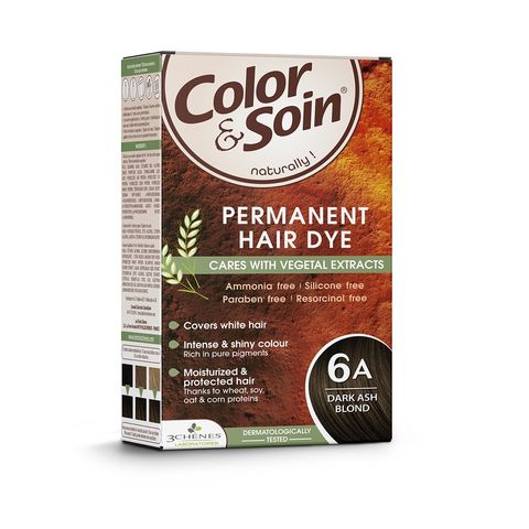 3Chenes Color & Soin Безамонячна боя за коса, цвят 6А Тъмно пепеливо рус