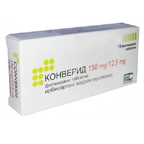 Конвердир 150 mg/12,5 mg х14 филмирани таблетки